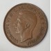 AUSTRALIA 1941 . ONE 1 PENNY . VARIETY . DECLAMINATING ON THE SURFACE